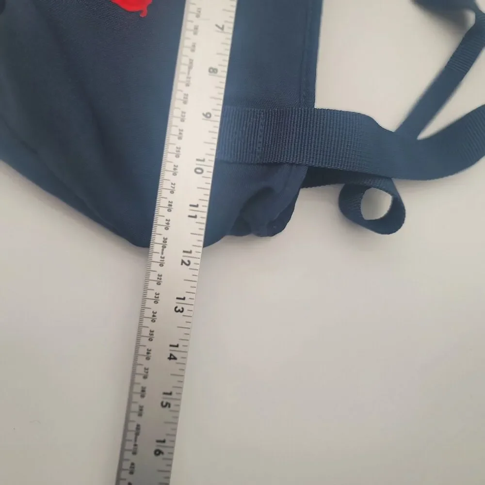 Polo Ralph Lauren Classic Pony Insulated Lunch Tote Newport Navy Blue Red Logo